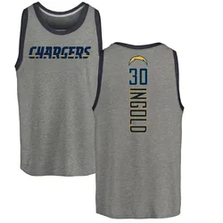 Alec Ingold Los Angeles Chargers Youth by Backer Tri-Blend Tank Top - Ash