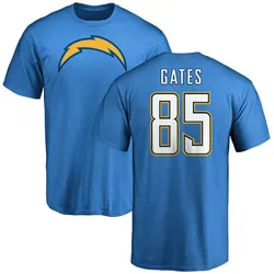 Antonio Gates Los Angeles Chargers Men's Blue by Name & Number T-Shirt -