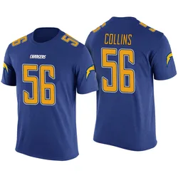 Chris Collins Los Angeles Chargers Men's Legend Blue Color Rush T-Shirt
