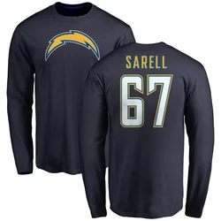 Foster Sarell Los Angeles Chargers Men's Navy by Name & Number T-Shirt - -