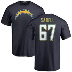 Foster Sarell Los Angeles Chargers Youth Navy by Name & Number T-Shirt -