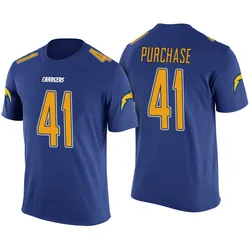 Myles Purchase Los Angeles Chargers Youth Legend Blue Color Rush T-Shirt