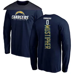 Sam Mustipher Los Angeles Chargers Youth Navy Backer Long Sleeve T-Shirt -